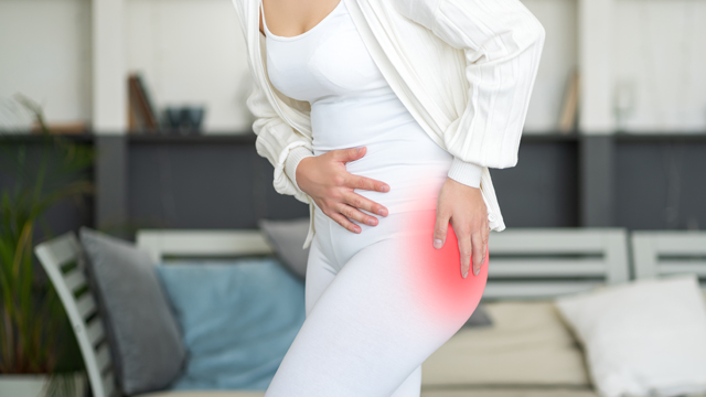 pateint with hip pain needing chiropractor in New Braunfels