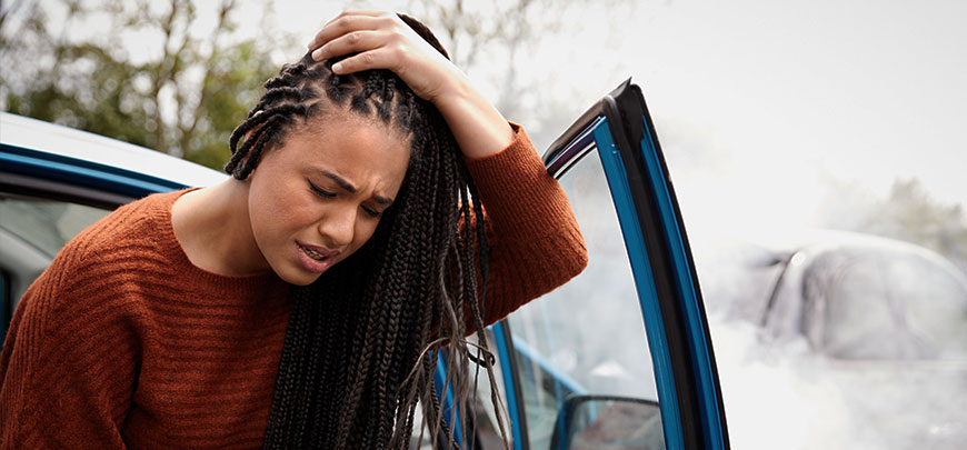 patient needing dizziness treatment in New Braunfels after an auto accident