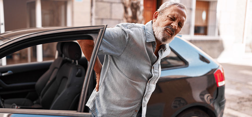 patient needing sciatica in New Braunfels after an auto accident